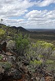 View from top of Range looking NE. - Helena and Aurora Range (Bungalbin)