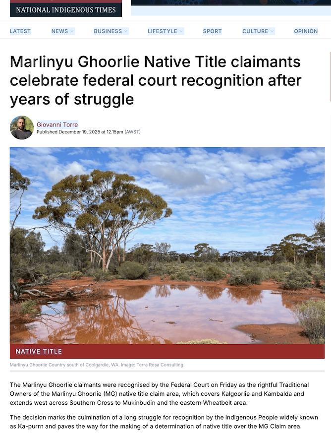 National Indigenous Times 19 December 2025 3 redsize