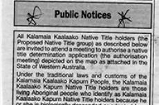 Native Title Claim